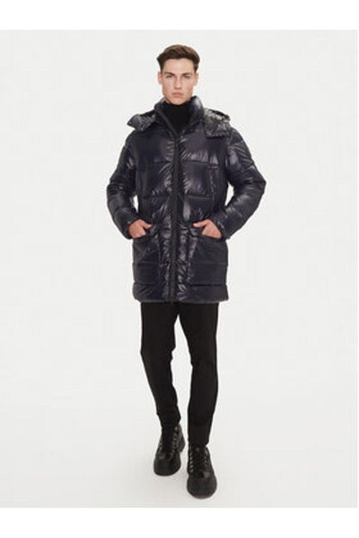 SAVE THE DUCK Jachetă de iarnă pentru bărbați D40292M-LUCK19 bleumarin