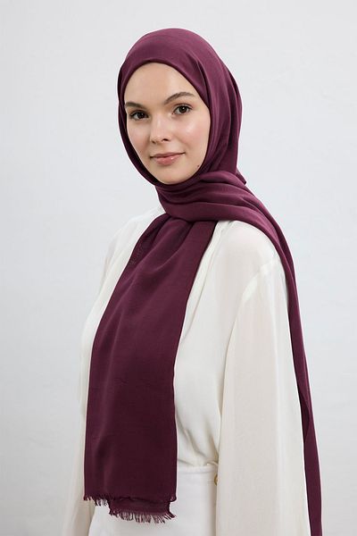 Qef Plum Modal Shawl