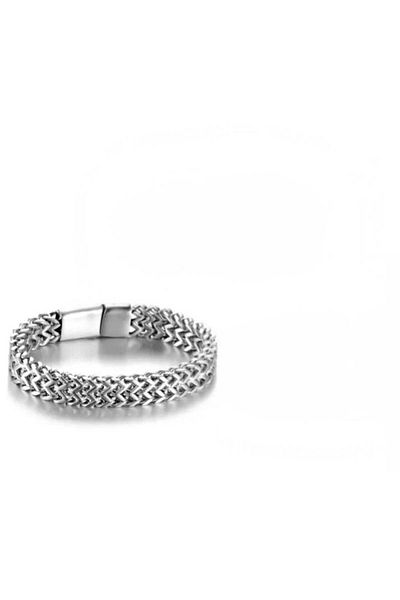 sarıyer silver Chain Model Modern Design Stylish Style Steel Bracelet with Magnet Magnetic Lock
