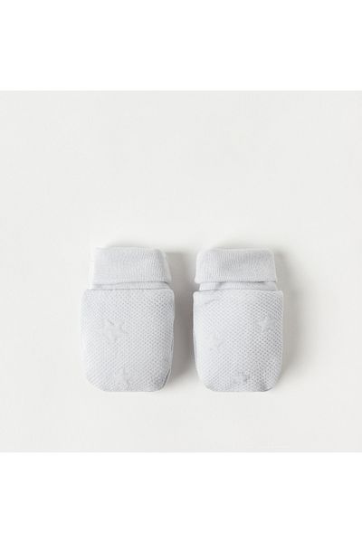 giggles Star Embroidered Mittens