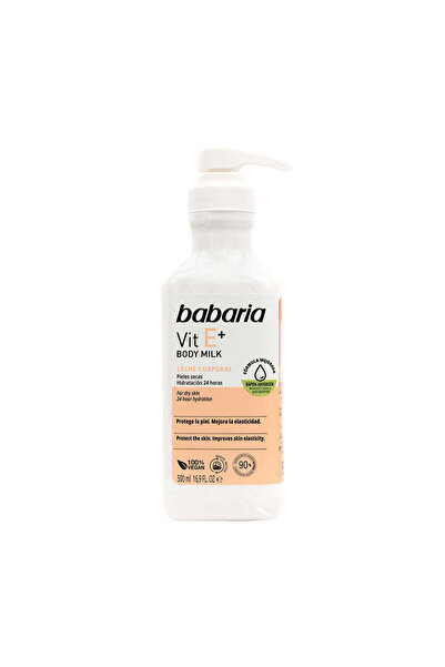Babaria Lapte de corp cu vitamina E, Babaria, 500 ml