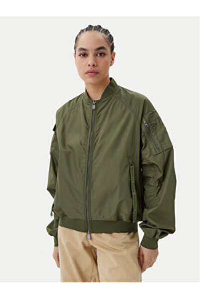 SAVE THE DUCK Geacă bomber pentru femei D32105W-TWIL20 Verde