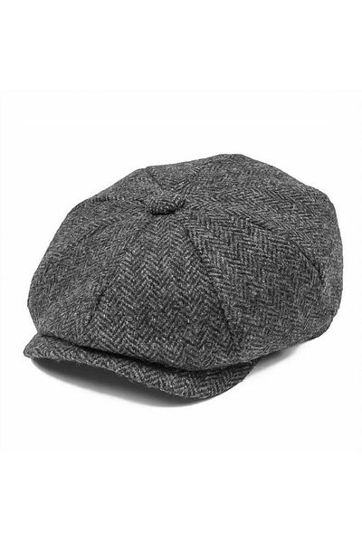 Takı Dükkanı Men's Cap Peaky Blinders Driver Cashmere Hat Beanie Trilby Cp224u