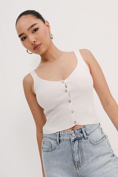 Addax Buttoned Knitwear Vest Y10303