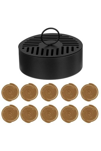 AVA Set 10 spirale Anti-Tantari si Suport Metalic, 15 x 5, 5 cm