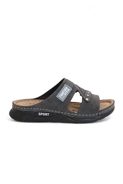 Konfores 2158 Full Anatomical Sole Men's Slippers Compatible for Daily, Umrah and Hajj