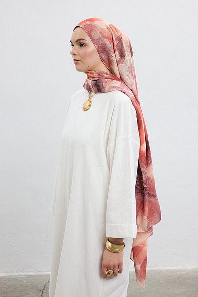 Qef Floral Fairy Modal Brush Shawl