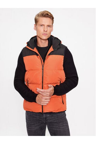 Geox Men's Vest M3628E-T2965 Orange