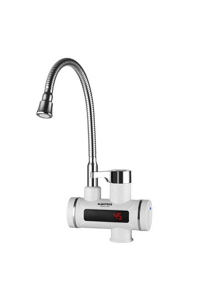 ALBATROS Robinet Electric Albatros Thermy Flex 3300W Temperatura apa 30-60Â°C Afisaj temperatura apa Alb