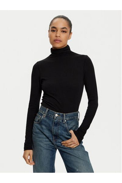 GAP Pulover cu guler înalt pentru femei 625610-08 Negru
