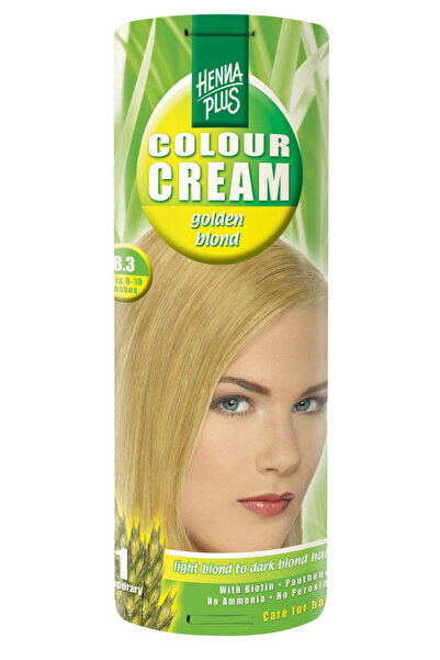 Hennaplus Crema Coloranta Hennaplus Golden Blond 8.3, 60 ml