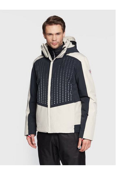 Rossignol rossignol Men's Ski Jacket RLLMJ17 Black, Ecru