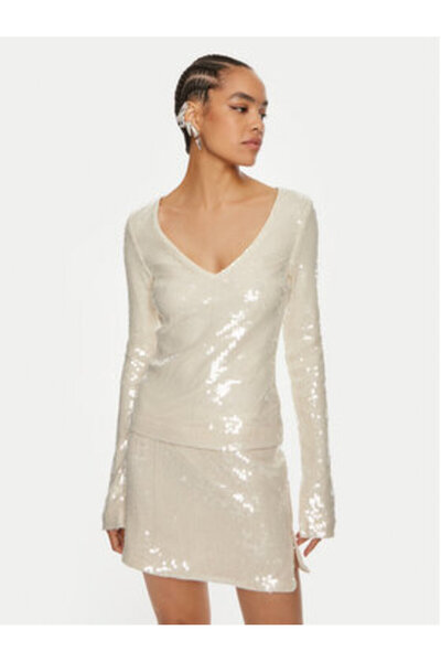 ROTATE Bluză de damă 112912857 Ecru