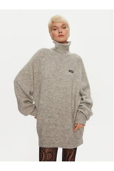 ROTATE Women's Turtleneck 113128039 Gray