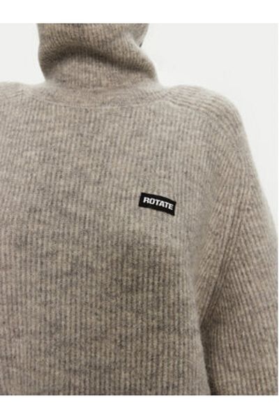 ROTATE Women's Turtleneck 113128039 Gray