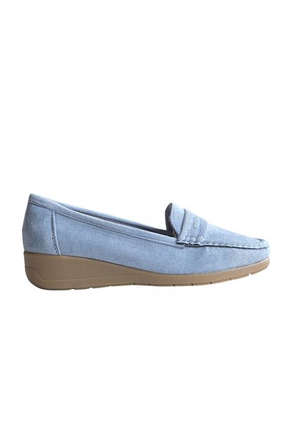 Belle Women Eco-leather Women's Moccasins, Blue