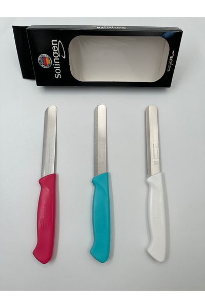 HerkeseUygun Original Solingen Micro Meat and Vegetable Chopping Knife 3 Pieces