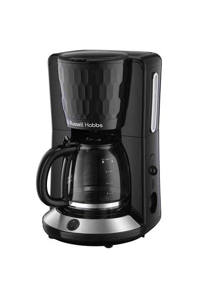 RUSSELL HOBBS Russell Hobbs Honeycomb Black Coffee Maker 27011-56 1000W 1.25L WhirlTech Black