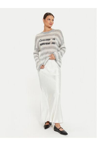 Kontatto kontaktatto Women's Sweater 3M0195 White, Gray