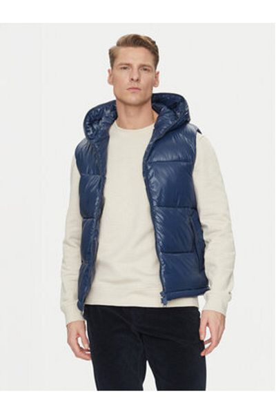 SAVE THE DUCK Men's Vest D80296M-LUCK19 Navy Blue