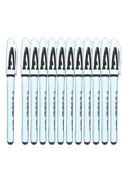 Ropet Set 12 Pix cu gel Negru, 0.5mm