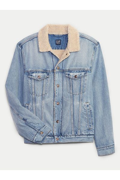 GAP Jachetă din denim pentru bărbați 736375-02 albastră