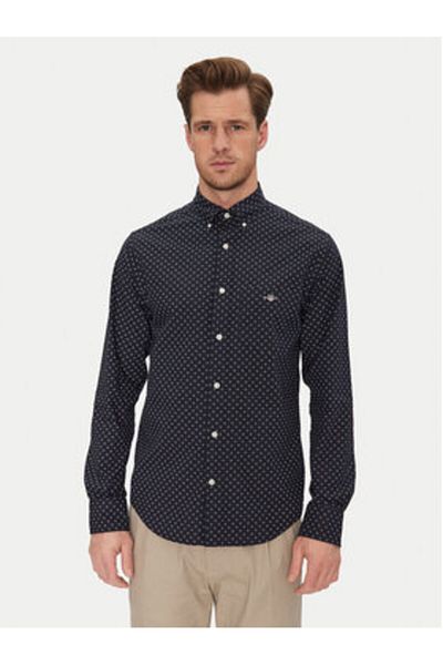 Gant Cămașă bărbătească 3250056 Bleumarin