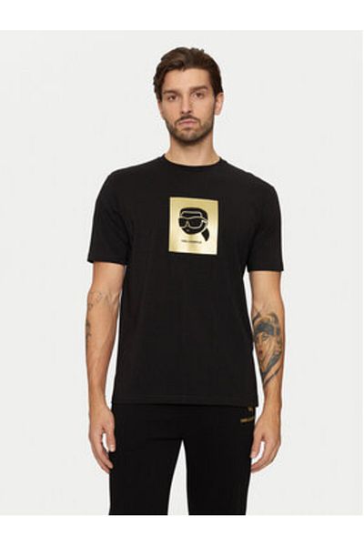Karl Lagerfeld Men's T-Shirt 755460 551235 Black