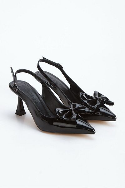 FİNTAS Ayağınıza Gelen Moda Bow Heeled Women's Shoes