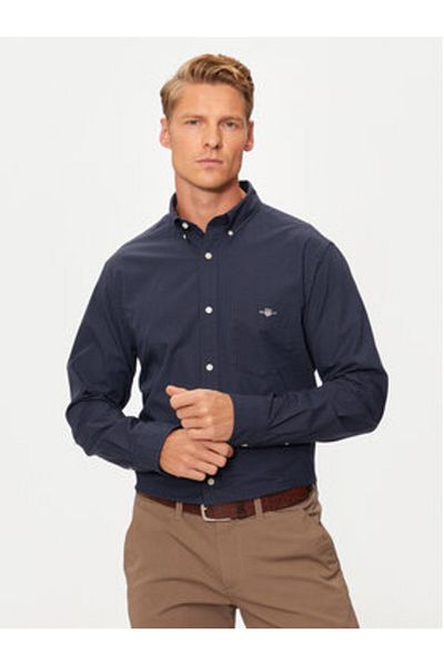 Gant Cămașă bărbătească 3240160 Bleumarin