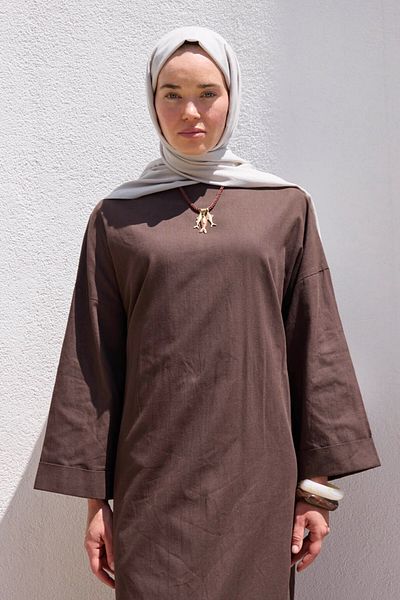 Qef Cotton Line Shawl Silver