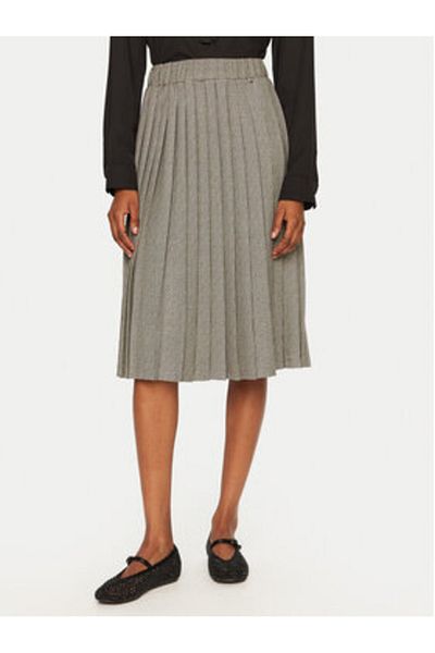 RINASCIMENTO Women's Pleated Skirt CFC0121855003 Gray