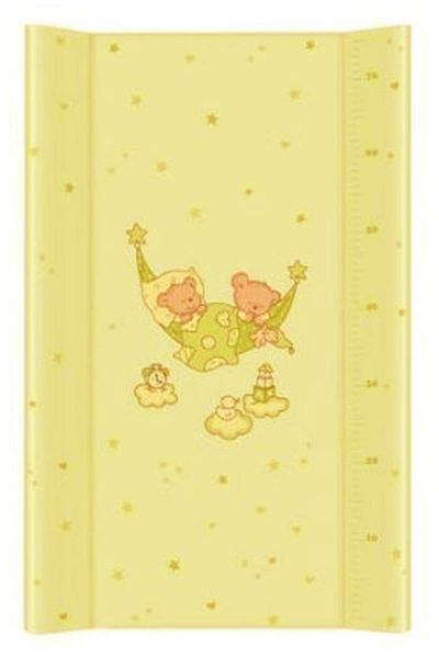 Ceba Baby COMFORT Changing Mat 50x70cm, with Reinforcement, 3cm Thickness, Anti-Slip System, bears in a hammock,