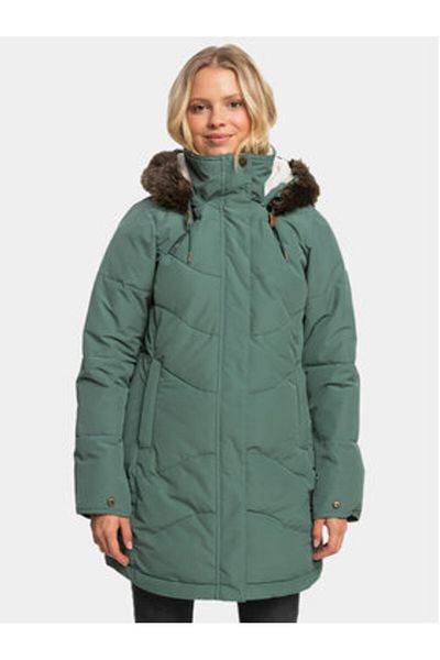 Roxy Women's Down Jacket ERJJK03554 Green