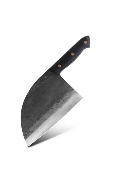 zola Chef's knife, stainless steel, ergonomic handle, sheath included, 28.5x10.5 cm, black