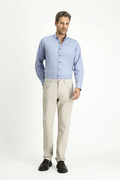 Kiğılı Regular Fit Lycra Canvas / Chino Pants