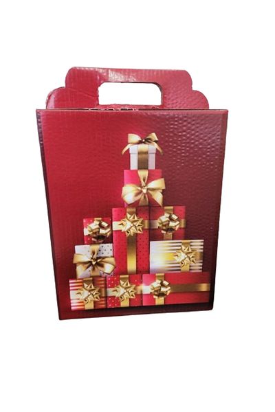 Cris Prod Red Christmas Gift Cardboard Box 260x135x325 mm