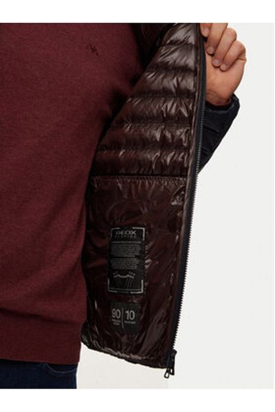 Geox Men's Down Jacket M4625B-T3146 Navy Blue
