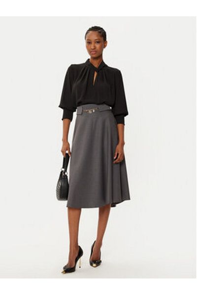 RINASCIMENTO Women's Midi Skirt CFC0121918003 Gray