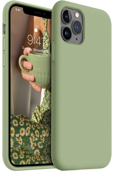 izzytech iPhone 11 Pro Max Uyumlu Dayanıklı Astar Yumuşak Logolu Lansman Sili...