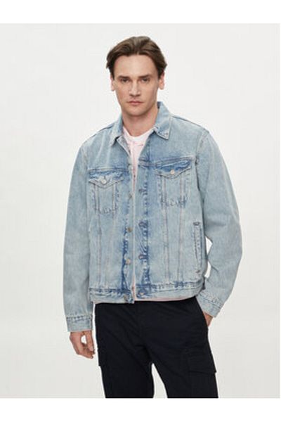 GAP Jachetă denim bărbătească 819666 albastră