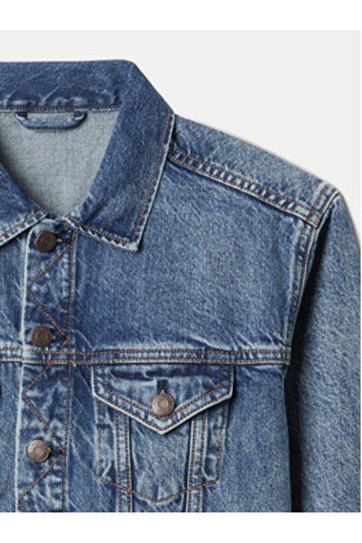GAP Jachetă denim unisex pentru copii 523213-00 albastră