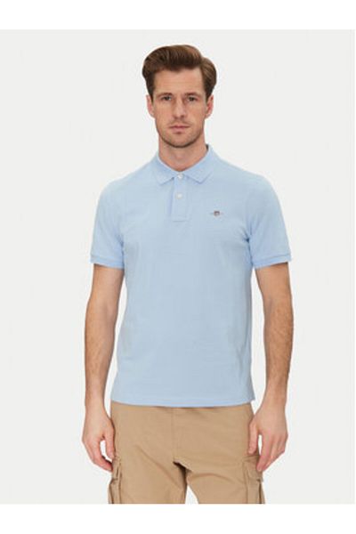 Gant Tricou polo gant 2210 albastru deschis pentru bărbați