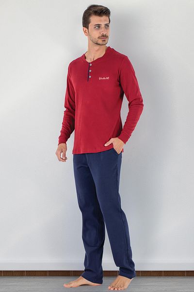 Doremi 2 Pieces Men's Soft Natural Cotton Pajama Set