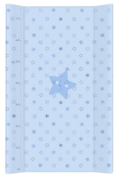 Ceba Baby Saltea de Infasat COMFORT 50x70cm, cu Intaritura, Grosime 3cm, Sistem Anti-Alunecare, stele, albastr