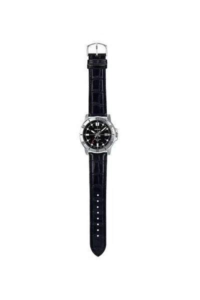Casio Men's Water Resistant Leather Analog Watch