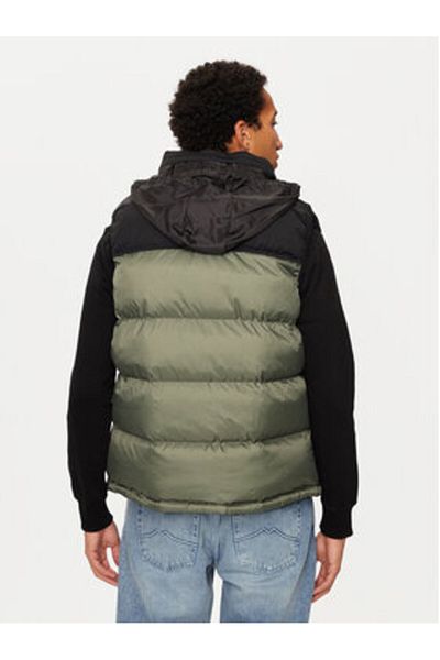 Schott NYC Mens Vest UTAHV Green