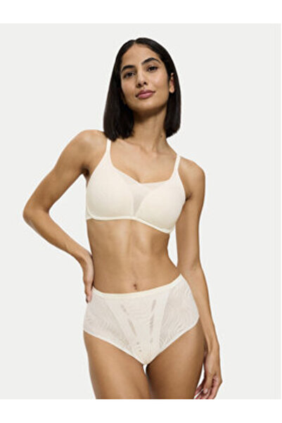 Triumph Chiloți clasici cu talie înaltă pentru femei Triumph 10222289 Ecru