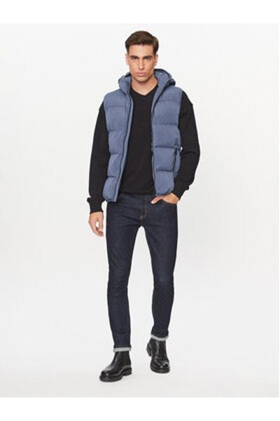 Geox Men's Vest M3628E-T2965 Blue