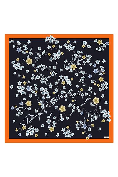 Qef Twill Silk Scarf (Tiny)